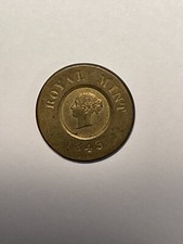 1843 british half for sale  Akron