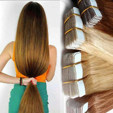 Usado, Extensões de cabelo humano Remy cabeça cheia 20-60 peças fita em ombre virgem trama de pele PU comprar usado  Enviando para Brazil