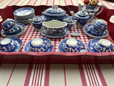 blue willow tea set for sale  Belvedere Tiburon