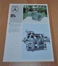 Folheto de caminhão Mercedes Benz OM 352 motor G 3/60 caminhão Prospekt comprar usado  Enviando para Brazil