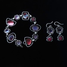 Conjunto de brincos de prata esterlina esmaltada moderna estúdio contemporâneo Waldman comprar usado  Enviando para Brazil