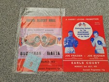 Boxing programmes one for sale  THETFORD