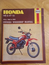Haynes honda mt50 for sale  STOWMARKET