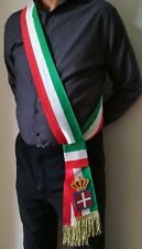 Fascia tricolore tessuto usato  Vilminore di Scalve