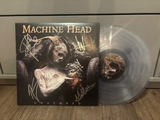 CABEÇA DE MÁQUINA AUTOGRAFADA LP VINIL TRANSPARENTE NÃO EXPIATÓRIO ROBB FLYNN X4 COMPLETA comprar usado  Enviando para Brazil
