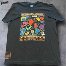 Usado, Camiseta masculina vintage por atacado América Central XL Fruit of the Loom promocional anos 90 comprar usado  Enviando para Brazil