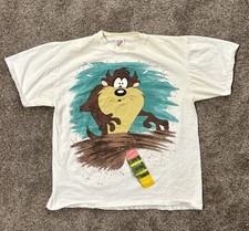 Camiseta Gráfica Vintage Jerzees, Looney Toon Tasmanian Devil, 1993 Warner Bros comprar usado  Enviando para Brazil