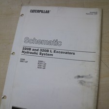 CAT CATERPILLAR 320B L SISTEMA HIDRÁULICO DE ESCAVADEIRA ESQUEMA Serviço manual de loja comprar usado  Enviando para Brazil