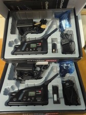 Kit completo de capacete facial 2 ChatterBox FRS X2 com caixa e botão PTT testado comprar usado  Enviando para Brazil