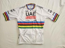 Camiseta Tour Giro campeã mundial de ciclismo Tadej Pogacar 2024 Team UAE assinada comprar usado  Enviando para Brazil
