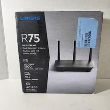 Roteador Linksys R75 AC1900 Max-Stream Dual-Band WiFi 5 EA7500 - Novo/caixa aberta comprar usado  Enviando para Brazil