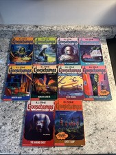 Lote de 10 livros de brochura Goosebumps Scholastic R.L. Stine vintage comprar usado  Enviando para Brazil