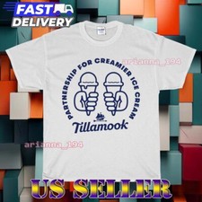 NOVA CAMISA TILLAMOOK LOGOTIPO SORVETE CAMISETA ENGRAÇADA EUA UNISSEX TAMANHO P A 5XL, usado comprar usado  Enviando para Brazil