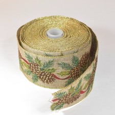 Christmas wired ribbon for sale  Bisbee