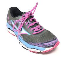 Tênis de corrida feminino Mizuno Wave Enigma 4 tamanho 7 EUA/37 cinza rosa azul comprar usado  Enviando para Brazil
