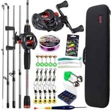 Baitcasting canne pêche d'occasion  France