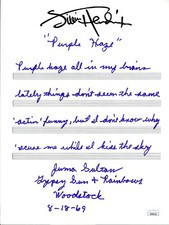 jimi hendrix autograph for sale jimi hendrix autograph for sale Passaic