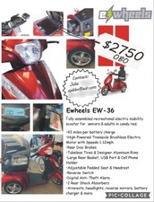 Ewheels ew36 red for sale  Lees Summit