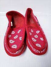 Red bandana slippers for sale  Douglasville