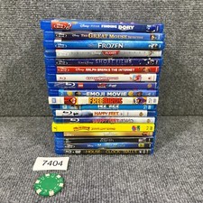 18 Blu Ray lot Childrens Movies Disney Frozen Madagascar Free Birds Ice Age comprar usado  Enviando para Brazil