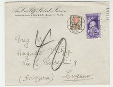 Storia postale 1935 usato  Lecco