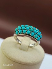 Turquoise cluster ring for sale  HOUGHTON LE SPRING