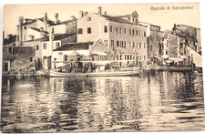 Używany, 1913 Venezia Chioggia SOTTOMARINA approdo Barche cartolina a Gen. Thaon di Revel na sprzedaż  Wysyłka do Poland