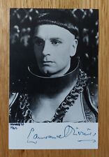 laurence olivier signed for sale laurence olivier signed for sale RAMSGATE