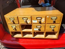 Vintage wooden library for sale  LONDON