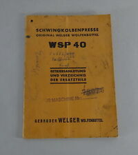 Betriebsanleitung teilekatalog gebraucht kaufen  Jever