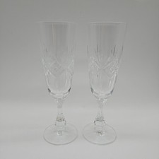Pair crystal champagne for sale  WISHAW