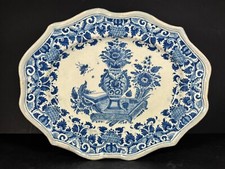 Plat ovale faïence d'occasion  Sainte-Menehould