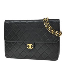 Bolsa de ombro CHANEL CC logotipo Matelasse 25 corrente couro preto GHW 675RF301 comprar usado  Enviando para Brazil