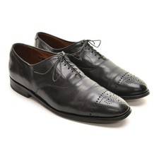 Sapato Brogue Masculino Allen Edmonds Dryden Perfurado Oxfords 13 D Couro Preto EUA comprar usado  Enviando para Brazil