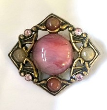 Broche vintage de ágata de vidro celta comprar usado  Enviando para Brazil