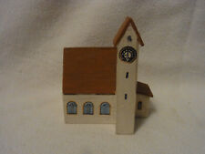 Casa de brinquedos de igreja madeira feita à mão arte popular vintage alemã #W/U2 comprar usado  Enviando para Brazil