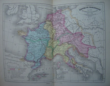 Carte empire charlemagne d'occasion  Brumath