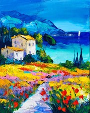 Tableau nolac huile d'occasion  Savenay