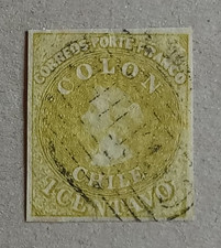 Chile 1862 colombus d'occasion  Saint-Pol-de-Léon