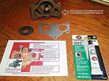 Placa de desgaste de aço inoxidável Kit Completo Para Mercruiser água do mar Raw Bomba De Água Do Mar comprar usado  Enviando para Brazil