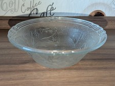 Glasschüssel blumenmotiv gebraucht kaufen  Plauen