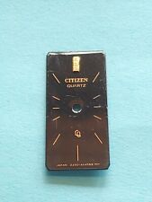 Citizen Cal #2250 mostrador preto polido #424589.  Pés intactos. comprar usado  Enviando para Brazil