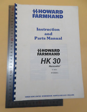 Howard farmhand instruction for sale  COLCHESTER