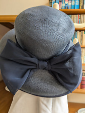 Damenhut elegant blau gebraucht kaufen  Hamburg