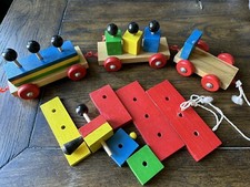 Vintage colorful wooden for sale  Plano