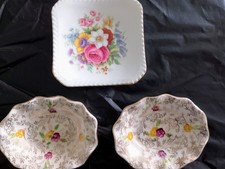 3xvintage trinket dishes for sale  COATBRIDGE