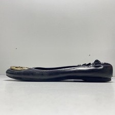 Sapatilhas de balé femininas Tory Burch couro preto tamanho 8,5 comprar usado  Enviando para Brazil