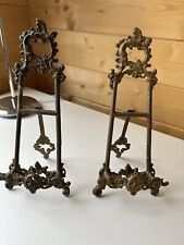 Antique brass easel for sale  NORWICH