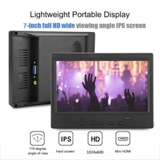 Monitor portátil 7 polegadas/VGA/AV 1024x600 tela multifuncional plugue UE BST, usado comprar usado  Enviando para Brazil
