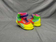 Tênis Reebok Freestyle Hi Brights com cadarço amarelo infantil tamanho 4 NOVO SEM CAIXA! comprar usado  Enviando para Brazil